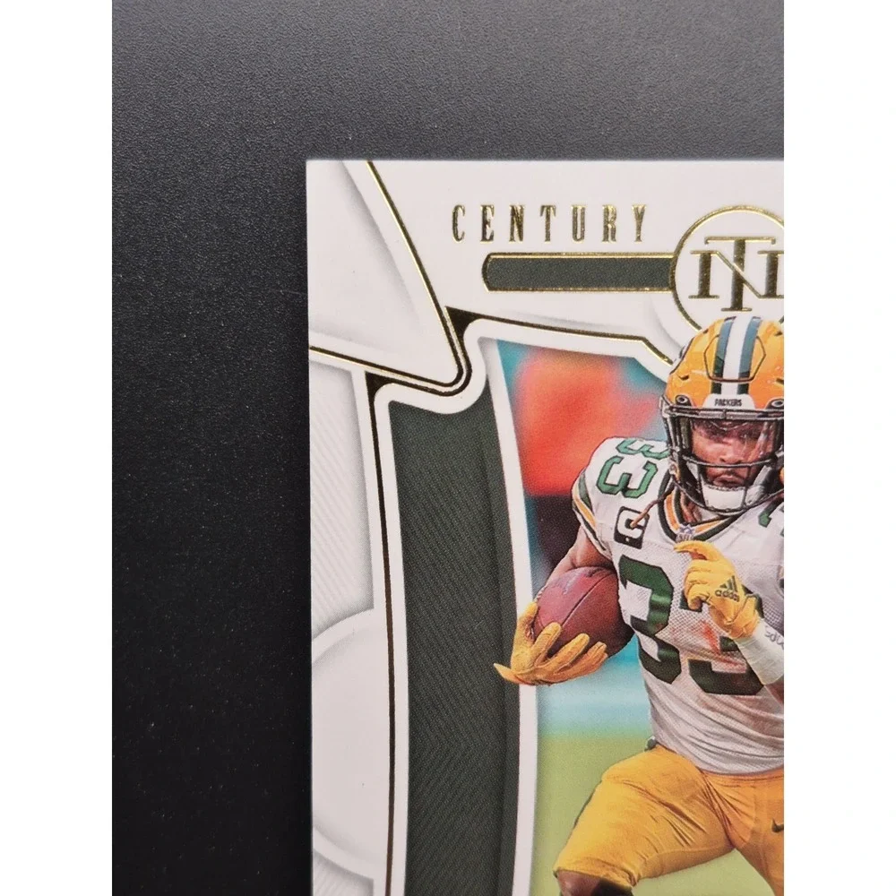 2022 National Treasures Aaron Jones #CEN-AJO Century Materials Gold /49 Packers